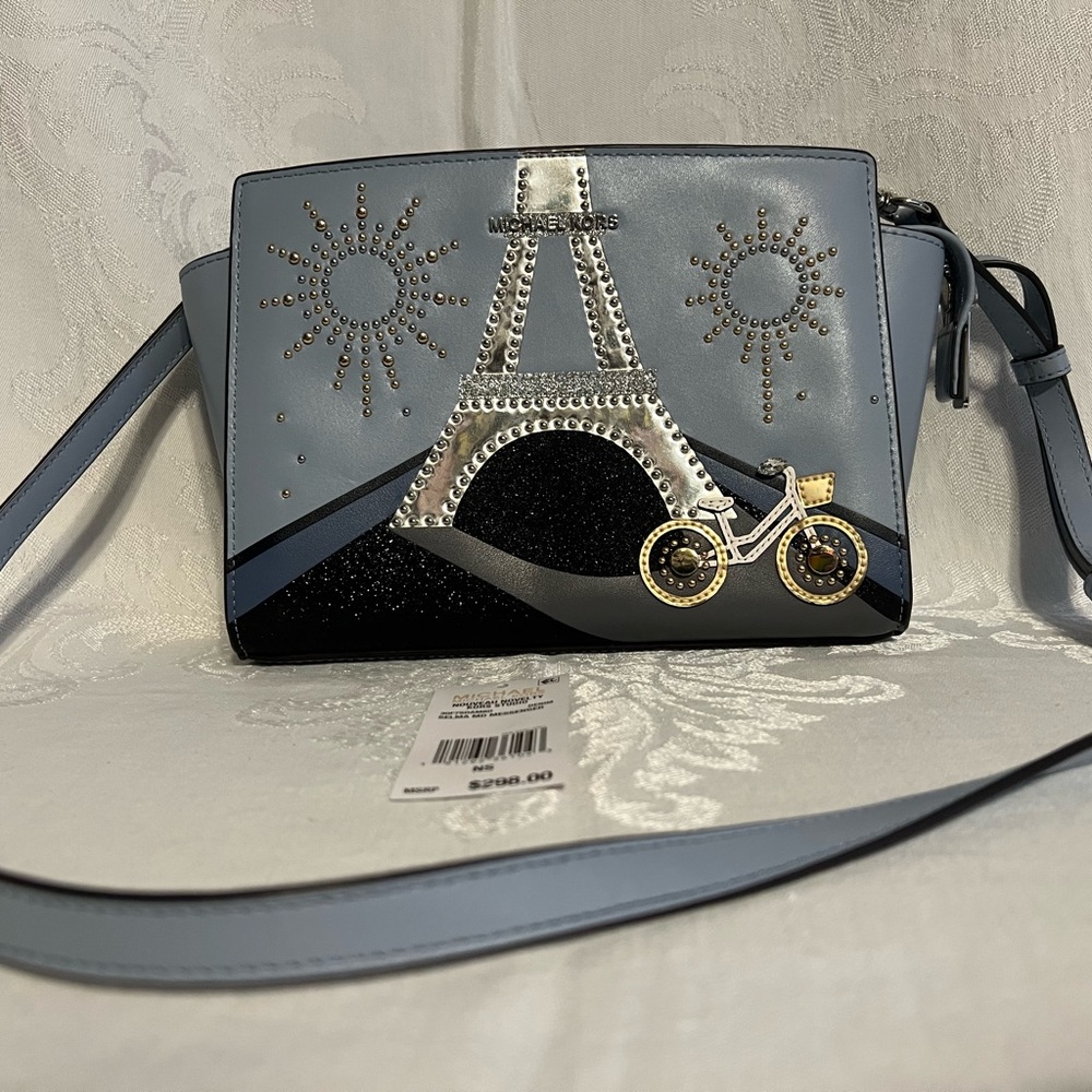 Michael Kors Nouveau Novelty Kors Studio Selma leather medium messenger bag